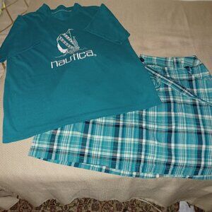 Nautica T-shirt and skort set